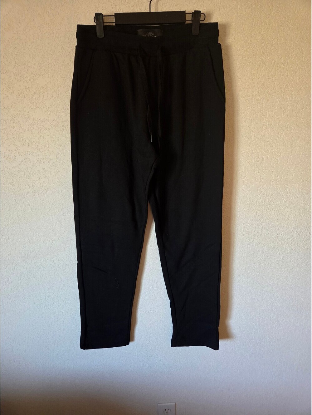 Free Planet Men's Black Cotton Blend Jogger Sweatpants Medium